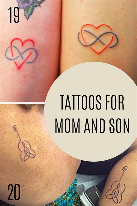 matching tattoos mom and son|71 Matching Tattoo Ideas For Mother And Son .